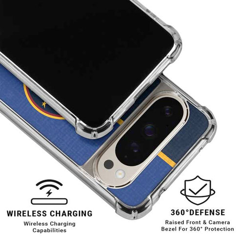 NBA Denver Nuggets Canvas Pixel 9/9 Pro Clear Case
